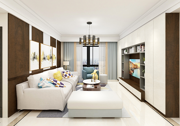 86㎡現(xiàn)代簡約，輕松與端莊，簡約與時尚