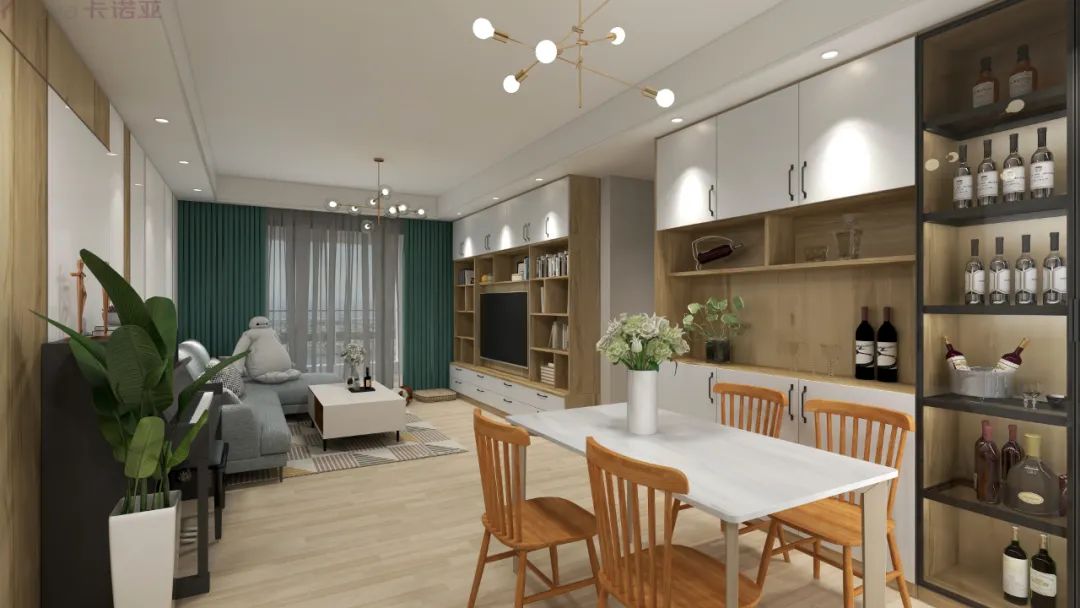 客廳做書柜、臥室設(shè)閱讀角