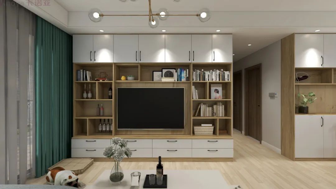 客廳做書柜、臥室設(shè)閱讀角