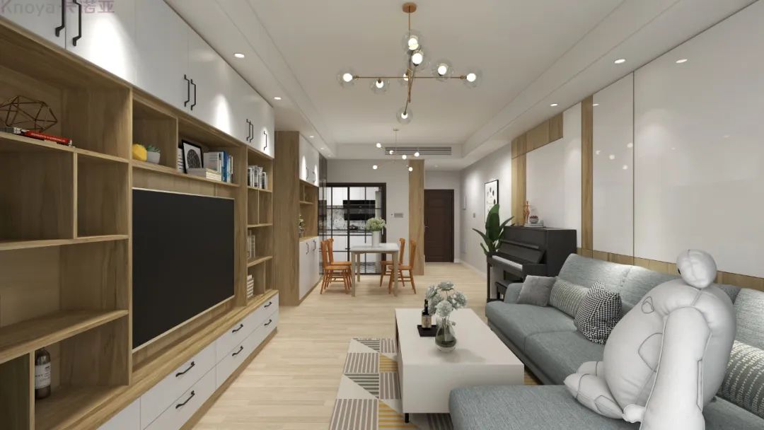 客廳做書柜、臥室設(shè)閱讀角