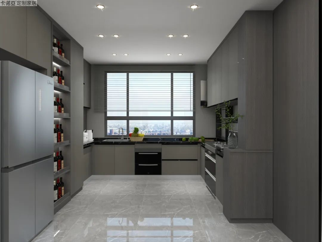 無拉手門板設(shè)計(jì)，使整體立面美觀協(xié)調(diào)