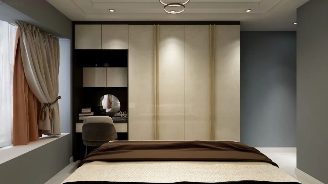 臥室設計案例分享，這樣設計，全家老小都睡得香