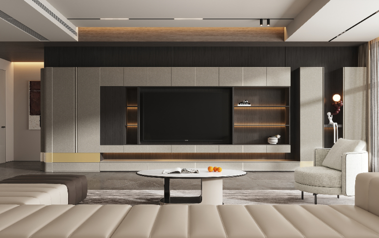 雅奢風(fēng)格丨169㎡四房兩廳黑白灰營造的高級(jí)質(zhì)感