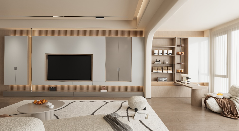 羅亞全屋定制C調(diào)系列：極簡美學演繹全空間生活藝術(shù)